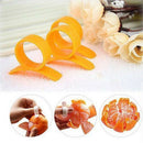5pcs White Fruit Lemon Orange Opener Peeler Slicer Cutter Kitchen Tools   LJ