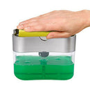 2-in-1Sponge Rack Dispenser Soap Dispenser And Sponge Caddy 13 Ounces
