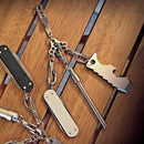 Multi Tool Stainless EDC Gear Money Clip Belt Hanger Pocket New~ Keychain H U2B7