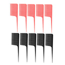 10x Barber ABS Weaving Highlighting Foiling Hair Comb Dyeing Hair Salon