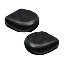 2Pcs Spa Booster Seat Cushion Inflatable Pillow for Bathtub Waterproof Black