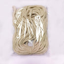 10 Meters 5mm 100% Natural Pure Cotton Rope Twisted String Cord Twine Sash