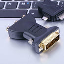 24+5Pin DVI Male to 3 RCA Female Port A/V Converter Adapter Cable Connector