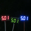 DC Digital Voltmeter Head 0.36 inch LED Digital Voltmeter DC 4.5-30V Motorc M4Q8