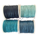 8 Rolls 80 Meters Waxed Cotton Cord String for Handmade Jewelry Making 1mm