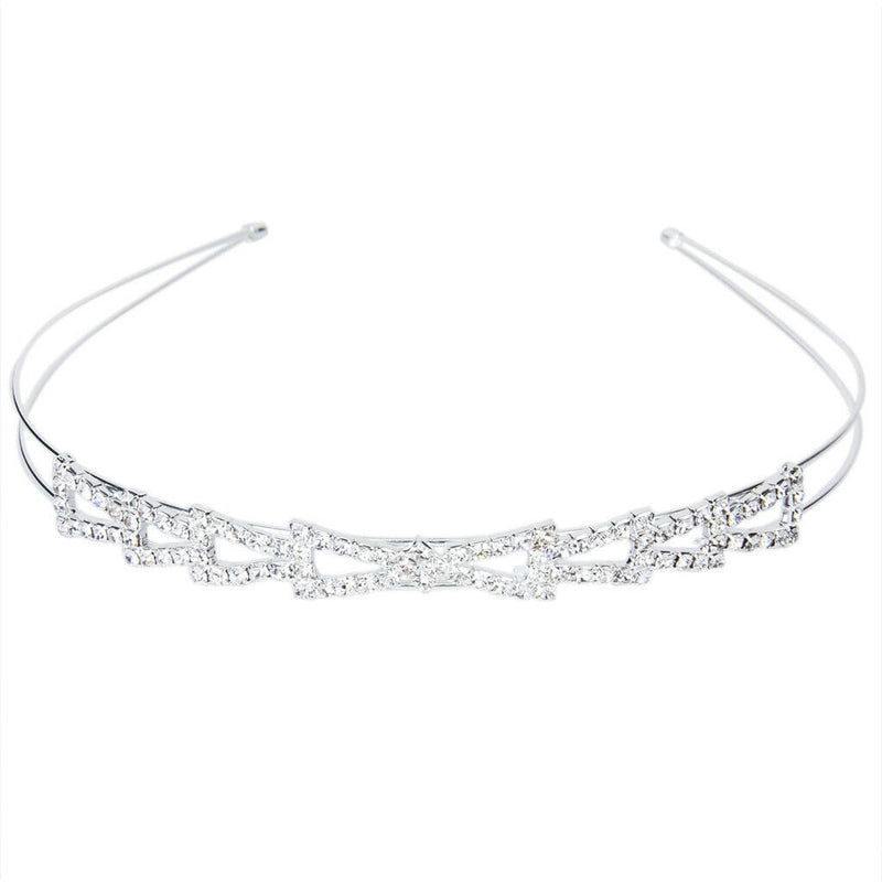 Bridal Bridesmaid Flower Girl Crystal Headband wedding Crown Tiara Jewelry