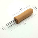 4 pcs Stainless Steel Corn On The Cob Skewers BBQ ngs Sweetcorn Holder Fork C5I5