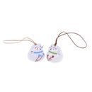 Ceramic Windchimes Lucky Cat Pendant Wind Chimes Car Ornament Home Decor FT