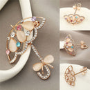 Opal And Rhinestone Umbrella Brooch Pin Cute Korea Style Brooches For Women ^