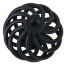 1 x Spiral Cage Design Cabinet/Cupboard/Wardrobe Handle Knob---Black