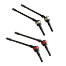 1Pair Stainless Steel Cvd Drive Shaft Front Axle Rc Parts for Axial Scx10 C U1A3