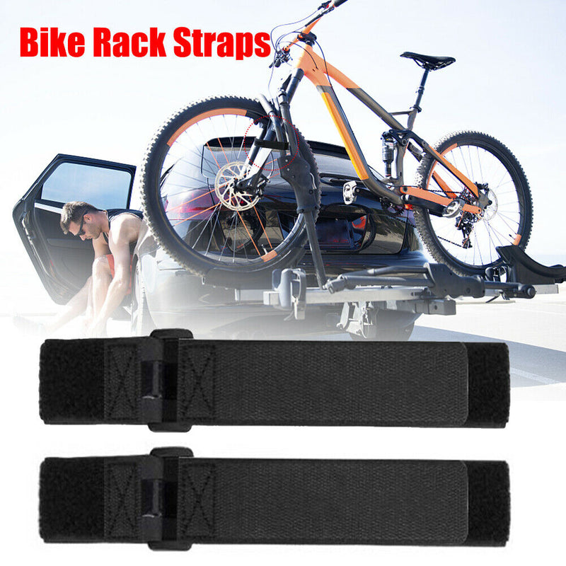 2pcs Bike Rack Straps Wheel Belt Durable Non Slip Cycling Bushy Loop Accessories