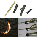 40X Carp Fishing End Tackle lead Clips swivels Anti Random Kit Sleeves S1D7 D2Q8