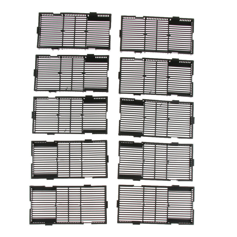 10 Pcs Aquarium Fish Tank Bottom Under Gravel Filter Board Plate Plastic Fish &