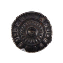100PCs Bronze Tone Fit Bag Round Carve Flower Punk DIY Rivet 11x6.5mm J9U2