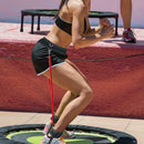 Bounce Trainer Resistance Rope Sports Fitness Boxing Stretching Stap (Red) A