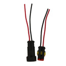 5 Kit 2 Pin / Way Sealed Waterproof Connector Plug With 10cm