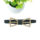 1pc Handmade Wood Bow ties Butterfly Ties Men Hollow out Wooden bow tie wedding3