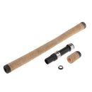 2Set Fishing Rod Reel Seat Spinning Casting Handle Cork Grip for Building Repair