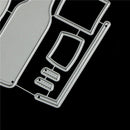 7pcs Cola Bottle Metal Cutting Dies For DIY Scrapbooking Album Paper Cards FT