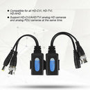1 Pairs CCTV Coax BNC Video Power Balun Transceiver to CAT5e 6 RJ45 ConnectorJ&j