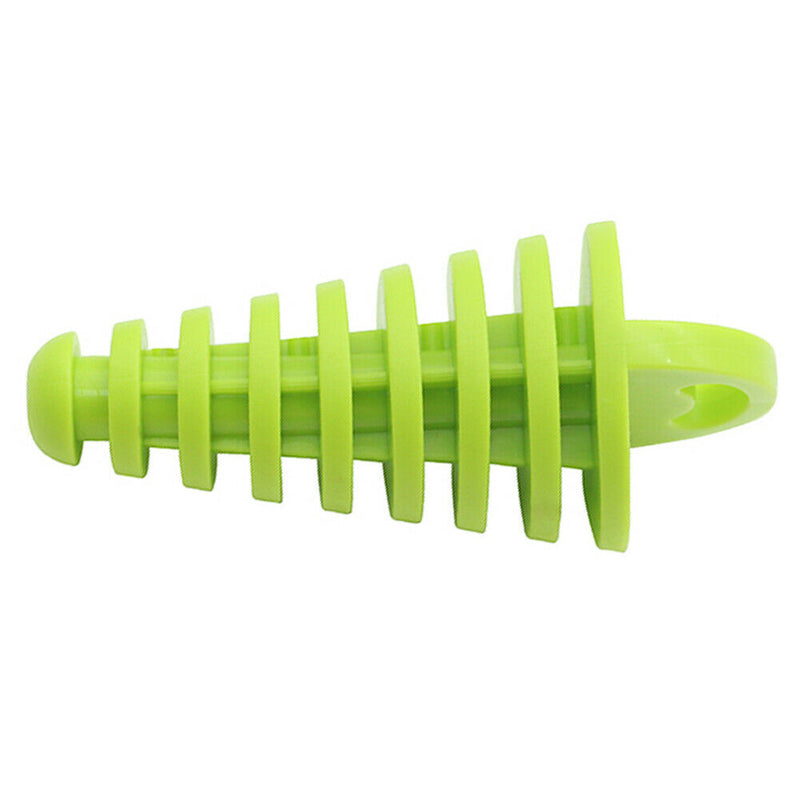 Motorcycle Exhaust Silencer Muffler Wash Plug Small (Fluorescent Yellow)