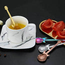 5 Pcs Guitar Coffee Teaspoons Spoon, Musical Demitasse Spoon Stainless Stee F8S1