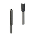 2Pcs 8mm Shank Wood Router Bit Edge End Mill Trimmer Cleaning Flush Trim Carbide