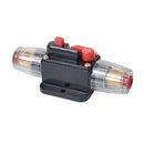 60A InLine DC Circuit Breaker Manual Reset Stereo/Audio Car/RV Fuse Holder