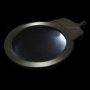 2.5X 107MM 5X 24MM LED Illuminating Magnifier Metal Hose Magnifying Glass D O6P8