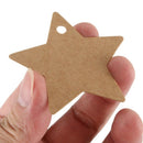 50 X Gift Tag Wrapping Paper Pendant Note Labels Gift Tags + 8M Hemp Rope S Z3Q2