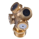 5 Pcs 1/2 Inch Mist Water Sprayer 4 Head Horticultural Atomization Nozzle G