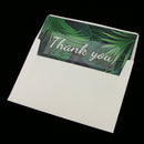 6 Sets Thank You Cards with Envelopes Leaf Printed Invitation Card