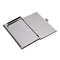 Modern Stainless Steel Leather Pocket Business Name Credit ID Card Holder