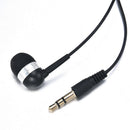 Universal 3.5mm Single Side In Ear Headset Mono Wire Earbud Earphone Headphone