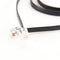 1-meter Six-pin RJ12 Flat Phone Line 6P6C Green Copper 6-PIN Phone Line LJ