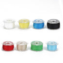 20pcs Colorful Sewing Threads+20 Grids Clear Plastic Sewing Machine Bobbins