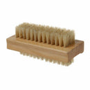 Wooden Double Sided Handle Nylon Bristle Manicure Pedicure Scrubbing Nail B