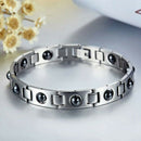 Fashion Jewelry Luxury Titanium Black Healthy Magnetic Bracelet Men's Frien
