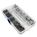 50 Set Metal Leather Snap Buttons Press Studs For Jeans Bracelets 2 Colours