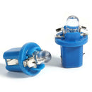 10pcs T5 B8.5D LED Car Trucks Light Auto Dashboard Instrument Light Bulbs Blue