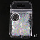 Lulaa 12 Colors/Set Shiny Round Hexagonal Heart-Shaped Five-Pointed Star Sh K8Y6