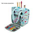 Needles Tote Organizer Knitting Bag Crochet Hooks Yarn Storage Printed Travel