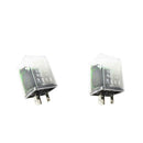 2 Pieces 12V/160W 3Pin Turn Signal Blink LED Light Bulbs Indicator Flasher Relay