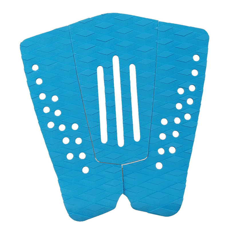3 Count Blue Surfing Boards Anti-slip Decks Beach Surfboard Traction Pads for