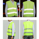 High Visibility Neon Green Safety Vest Hi Vis Reflective Jacket Universal