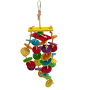 Wooden Bird Standing, Swinging and Climbing Toys for Medium Parrots and Birds