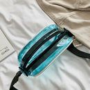 Letter Clear Ladies Transparent Bag Wild Luxury Messenger Bag Shoulder Bag