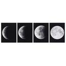 4x Canvas Oil Painting Lunar Phase Change Moon Abstract Art Painting Picture