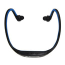 Sports Wireless Stereo Headphone Headset Earphones Earbuds (Blue) A